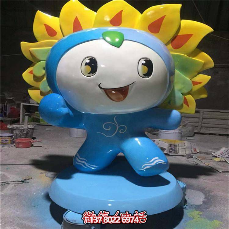 玻璃鋼卡通人物雕塑，點(diǎn)亮游樂場(chǎng)的歡樂