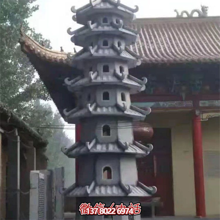 大理石石雕佛塔雕塑，傳承古老文明
