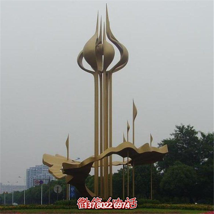 大型不銹鋼景觀擺件，為廣場帶來活力
