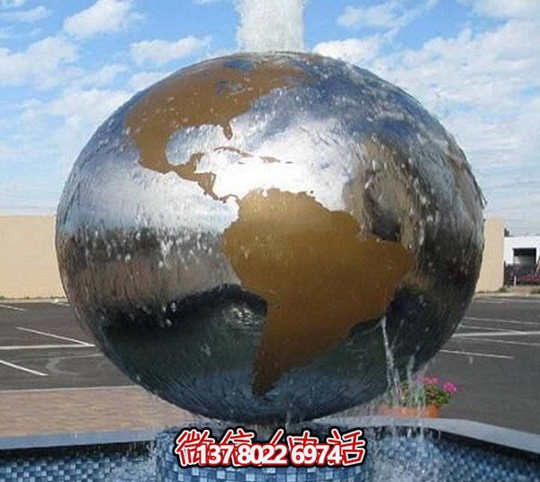 高品質(zhì)不銹鋼噴泉雕塑，裝點你的公園