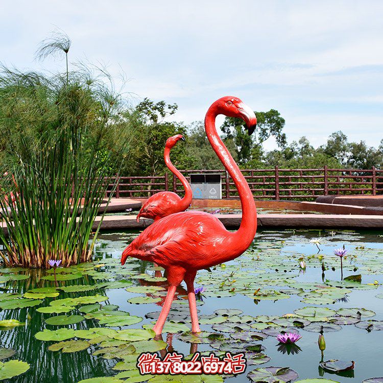 玻璃鋼仿生火烈鳥(niǎo)