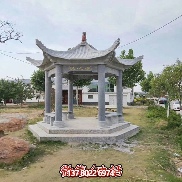 舒適涼亭休息座椅，最適合鄉(xiāng)村戶外休閑