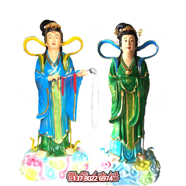 七仙女玻璃鋼雕塑，打造完美園林