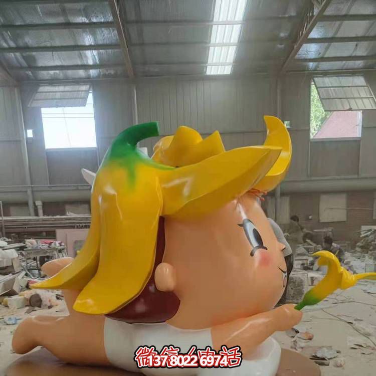 玻璃鋼戶外裝飾擺件，精致美觀、趣味卡通人物景觀