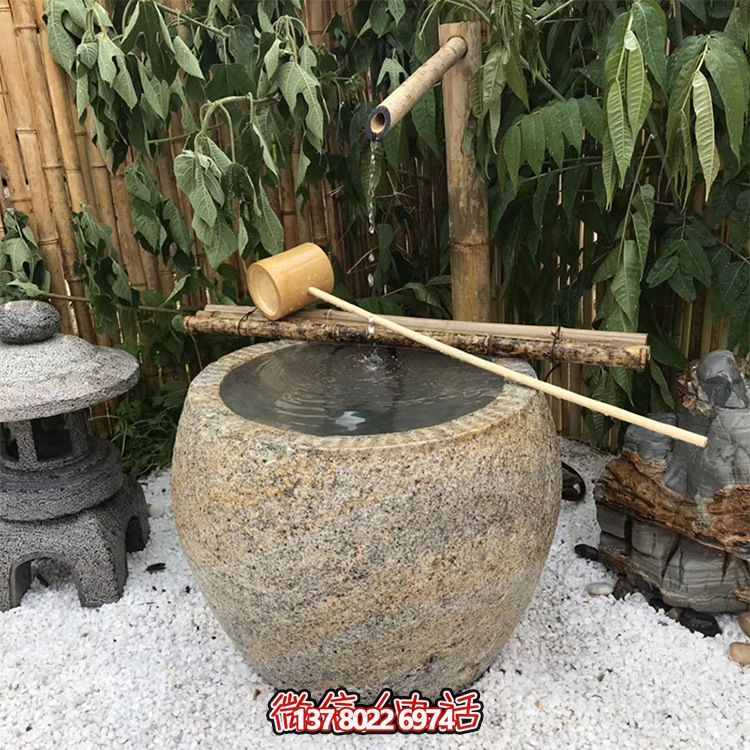 仿古砂石雕塑花盆，創(chuàng)意舊風(fēng)裝飾景區(qū)
