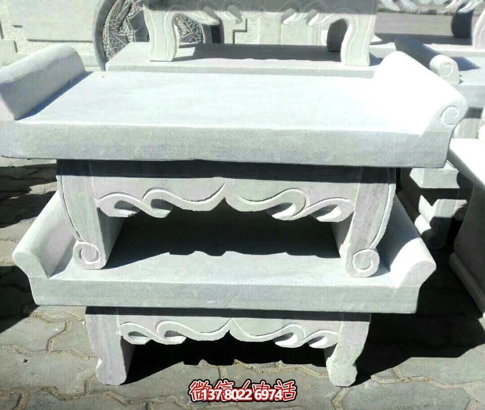 漢白玉佛像供桌，裝點景區(qū)寺院