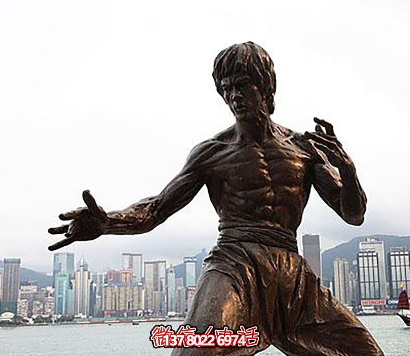 李小龍銅雕雕塑，緬懷經(jīng)典電影明星