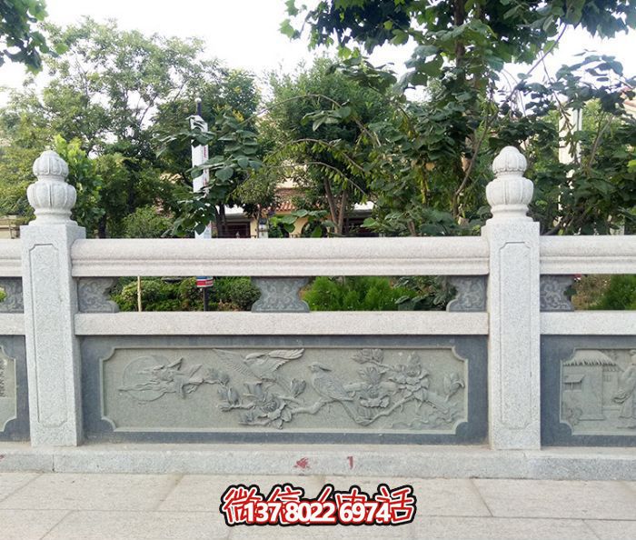 精美石欄系列，搭配園林花園，提升圍欄美感