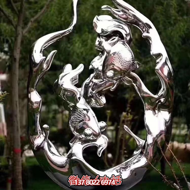 不銹鋼雕塑，為景觀廣場(chǎng)和園林增添抽象藝術(shù)