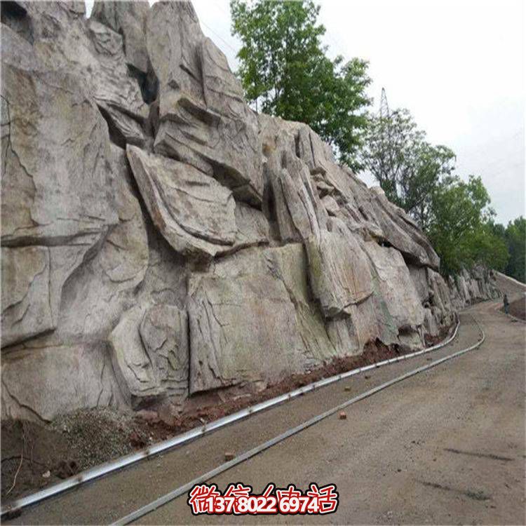 美輪美奐的景觀石，改善戶外街道路邊大型景觀