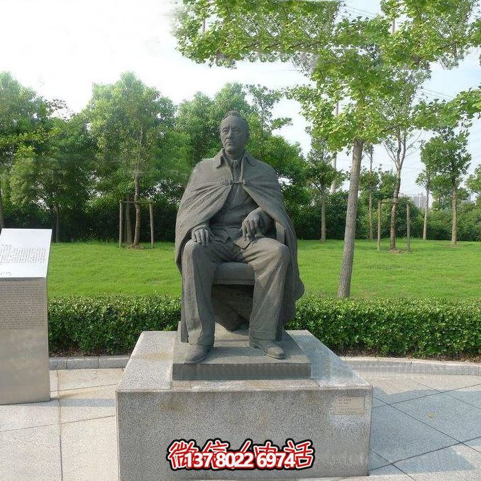 全球卓越偉人雕塑——愛(ài)迪生鑄銅雕塑