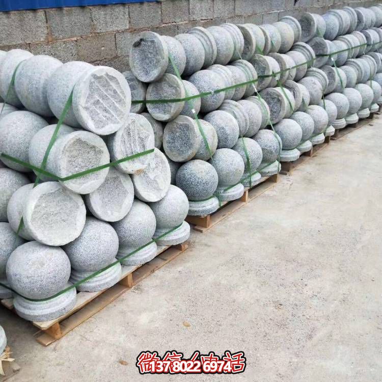 精美的大理石車(chē)阻石雕塑