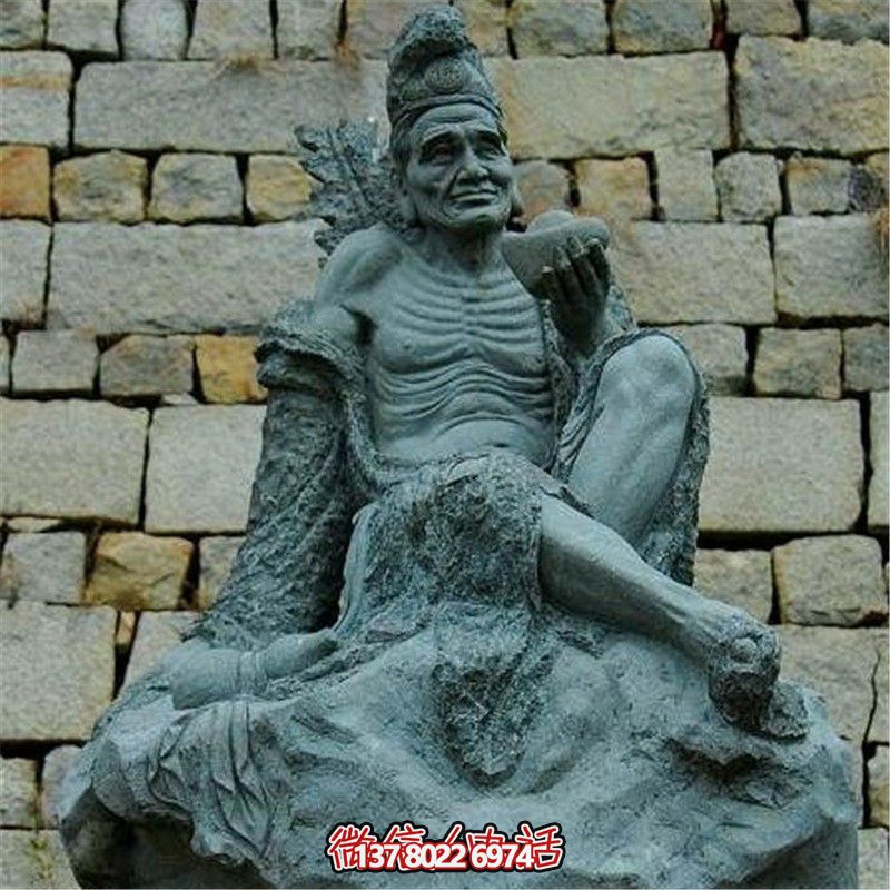 景區(qū)濟公石雕雕塑，帶你感受大自然的魅力