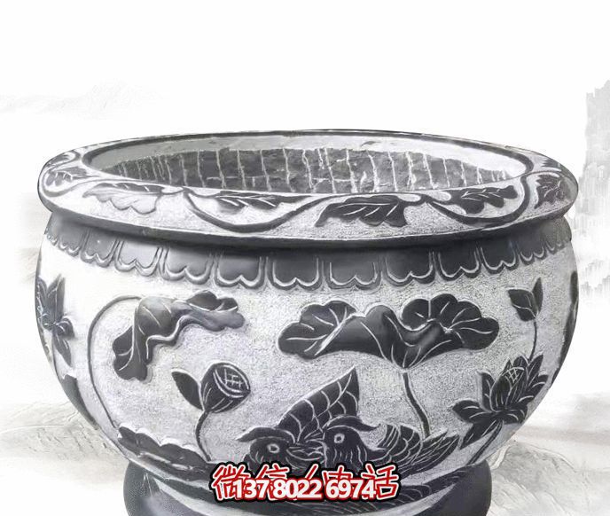 傾情精雕，高端戶外景觀缸雕塑