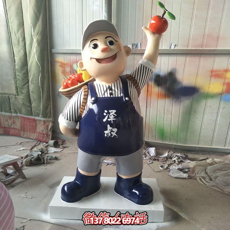 玻璃鋼彩繪擺件，點(diǎn)綴飯店酒店戶(hù)外廣場(chǎng)公園雕塑