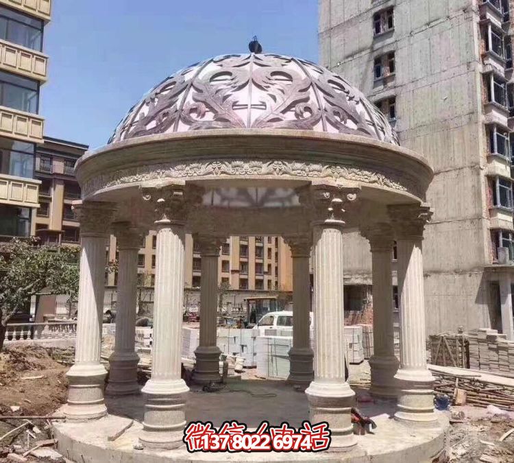 歐式羅馬涼亭，營(yíng)造優(yōu)雅小區(qū)花園