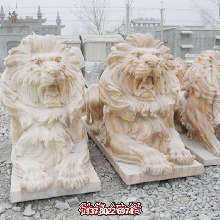 仿真獅子雕塑，為公園、動物園帶來活力