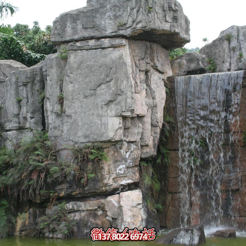 百花爭艷，景致美妙——游覽石假山景觀