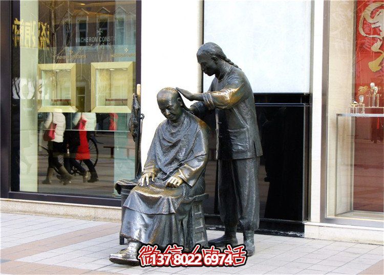 鑄銅雕塑園林景觀，讓你步行街上賞心悅目