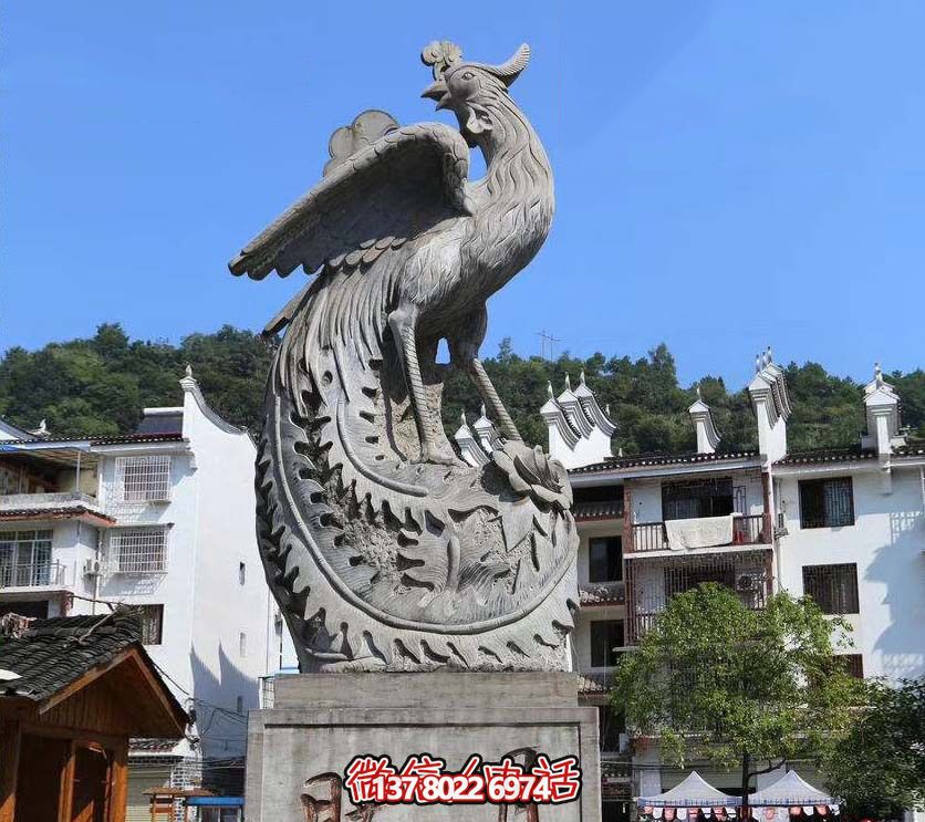 鳳凰雕塑，給公園帶來靈動(dòng)之美