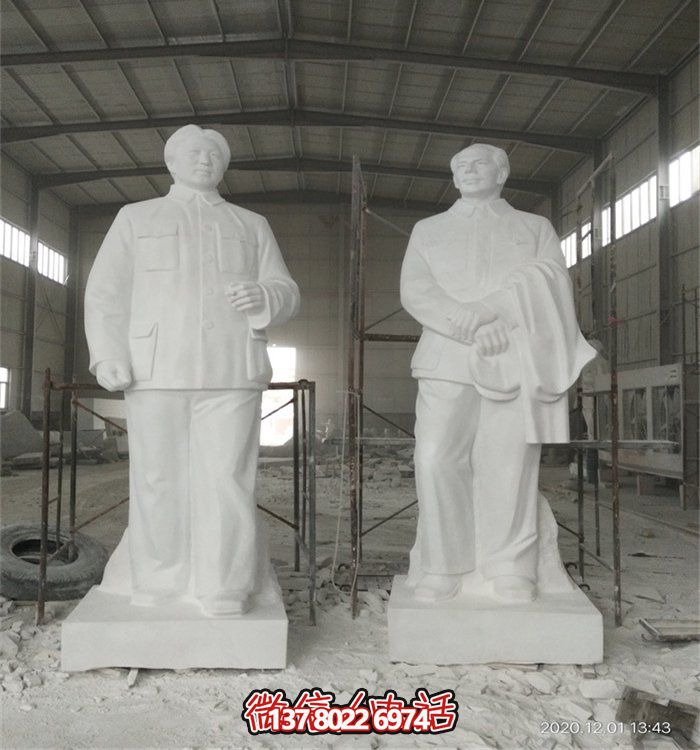 毛澤東偉人雕像，大型漢白玉雕刻，適宜于廣場等場所