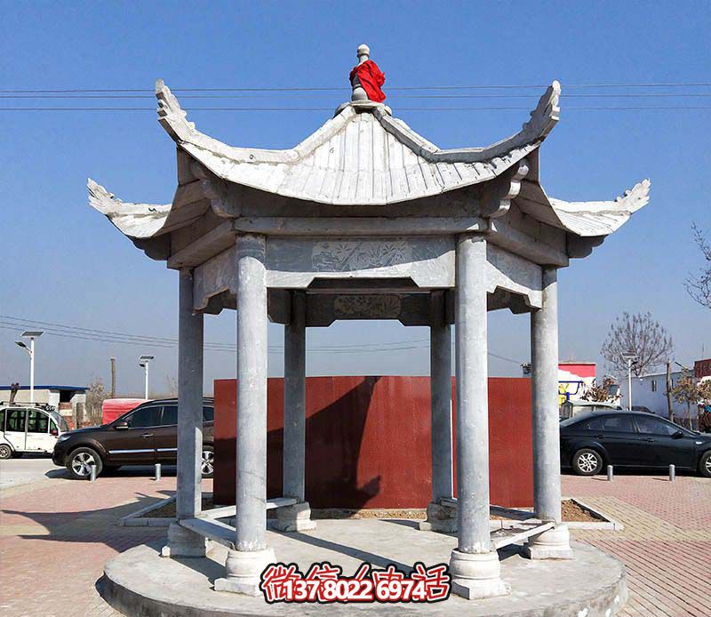 精致大理石涼亭，點(diǎn)綴完美小區(qū)廣場