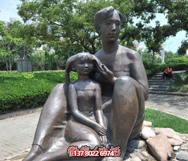 母女情深銅雕塑，傳承傳統(tǒng)文化