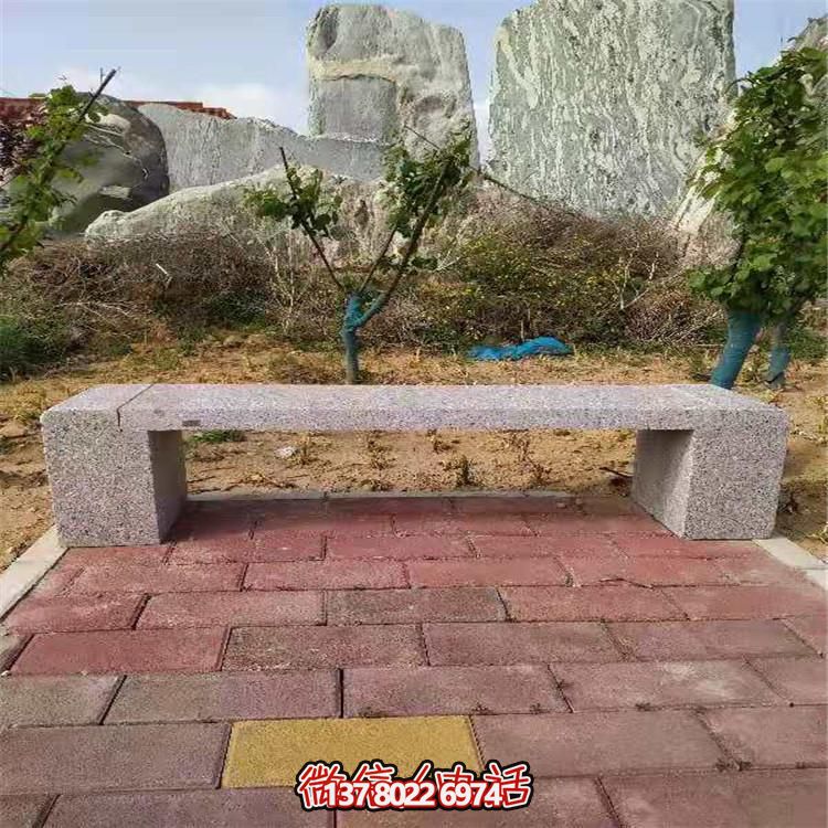 花崗巖長形石凳，裝飾您的小區(qū)公園