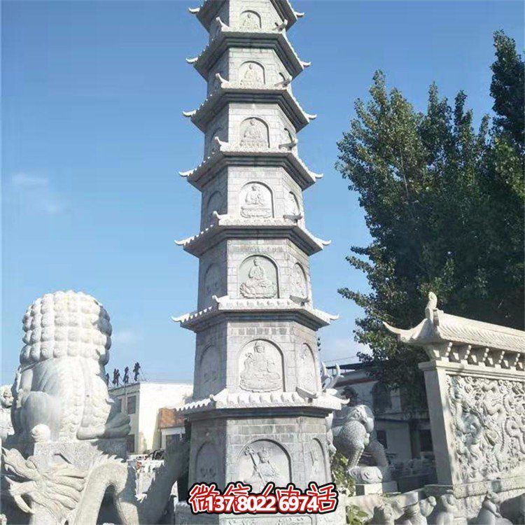 古典佛教雕塑藝術(shù)——精美青石舍利塔、石塔寺、佛塔