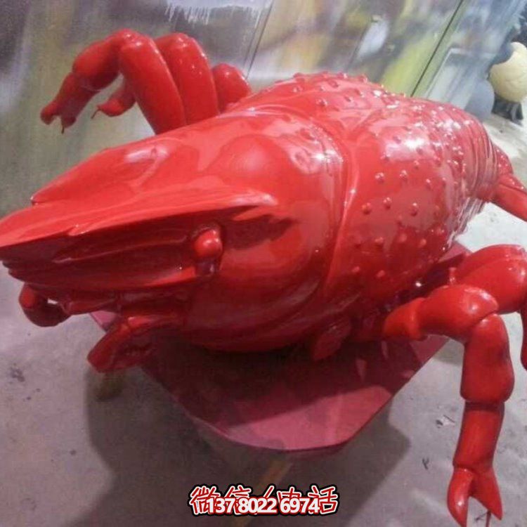 大型龍蝦雕塑裝飾品，點(diǎn)綴飯店、酒店門口