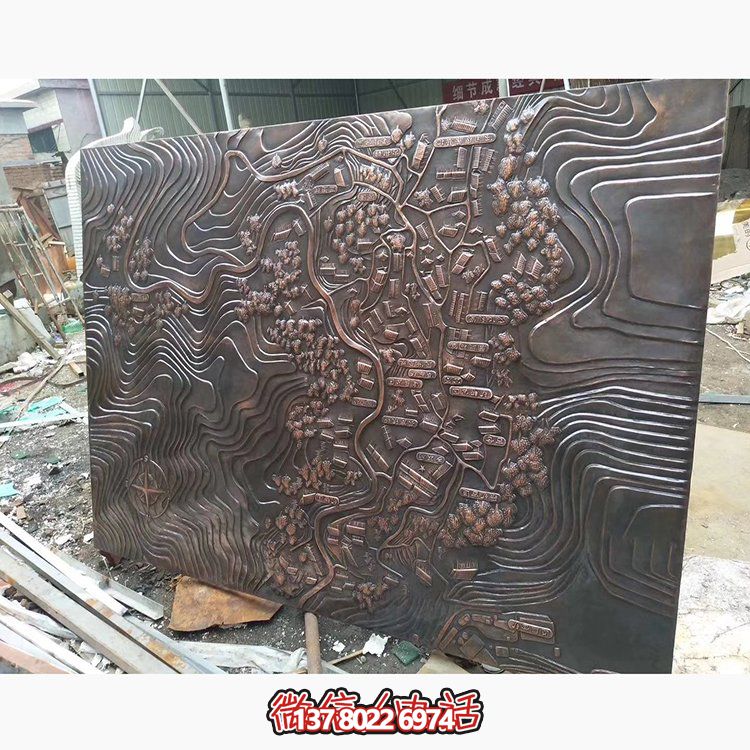 精致雅致的園林景觀浮雕、壁畫及雕塑裝置的完美結合