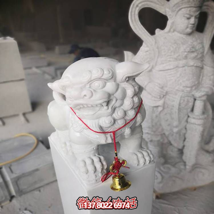 雕塑藝術(shù)家手工制作的大型戶(hù)外園林景觀(guān)鎮(zhèn)宅招財(cái)石獅子