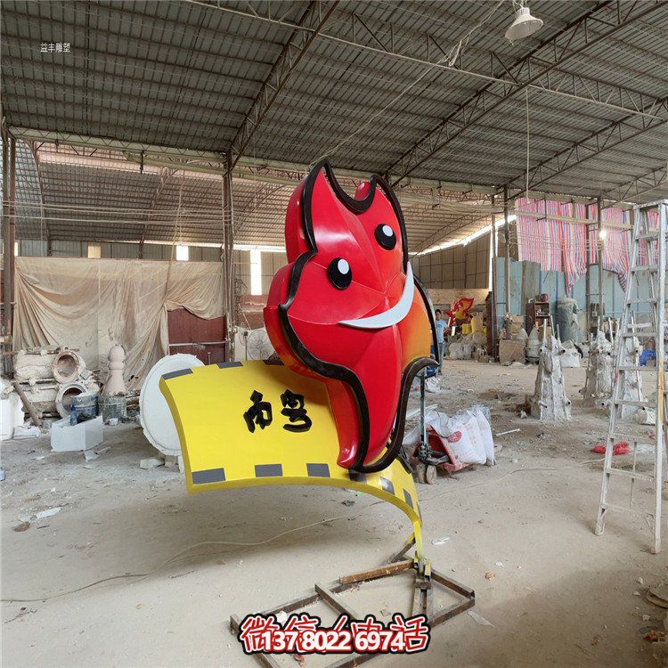 商場(chǎng)戶(hù)外公園玻璃鋼彩繪卡通人物景觀(guān)雕塑