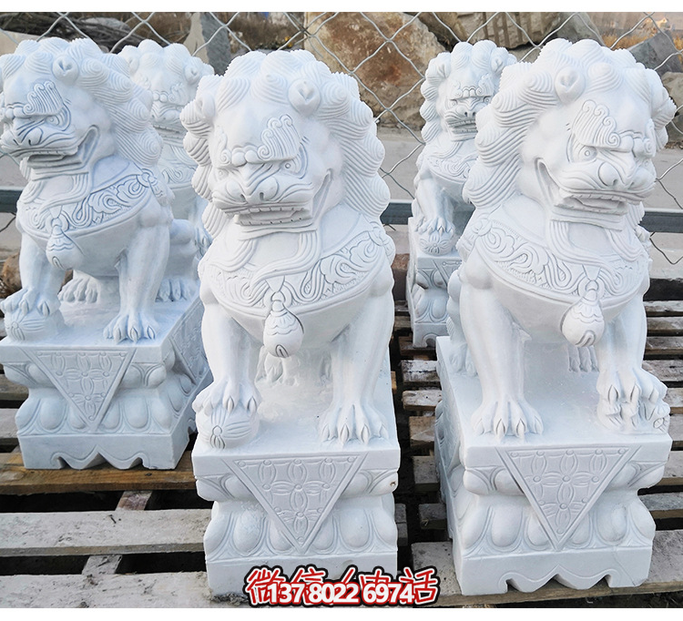 天安門(mén)獅子，漢白玉中式傳統(tǒng)北方石獅子