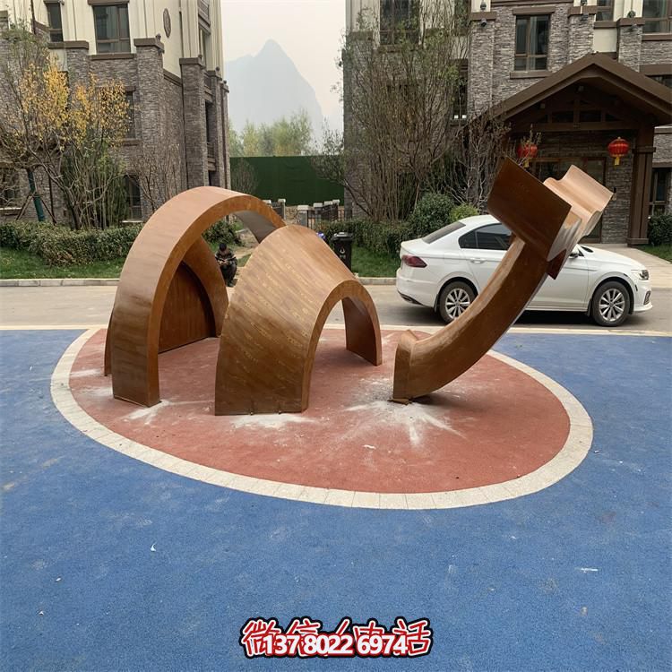 戶(hù)外小區(qū)兒童游樂(lè)場(chǎng)擺放不銹鋼創(chuàng)意景觀雕塑